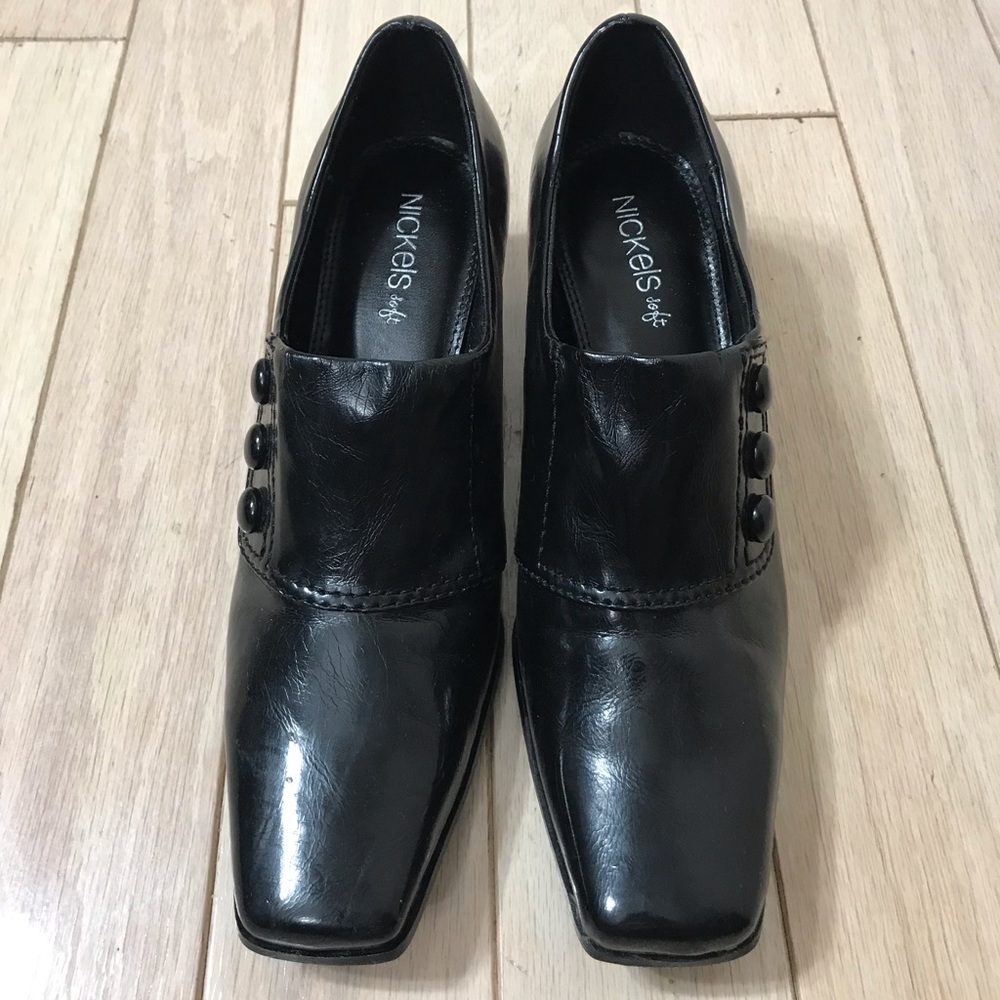 Nickels Soft black dress shoes